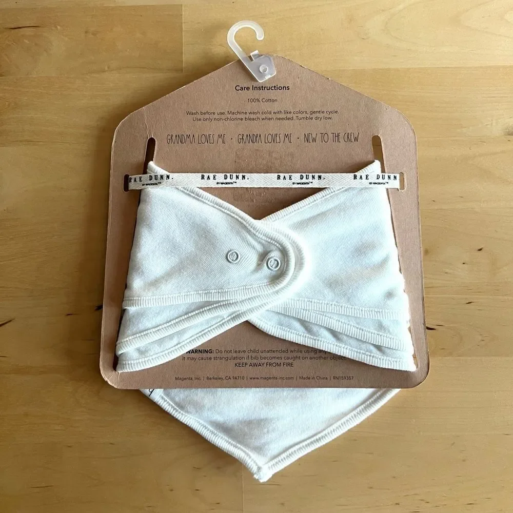 NEW Rae Dunn Set of 3 Bandana Bibs